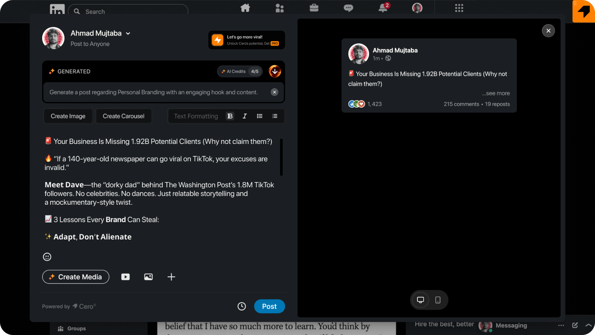 Cero product screenshot 2