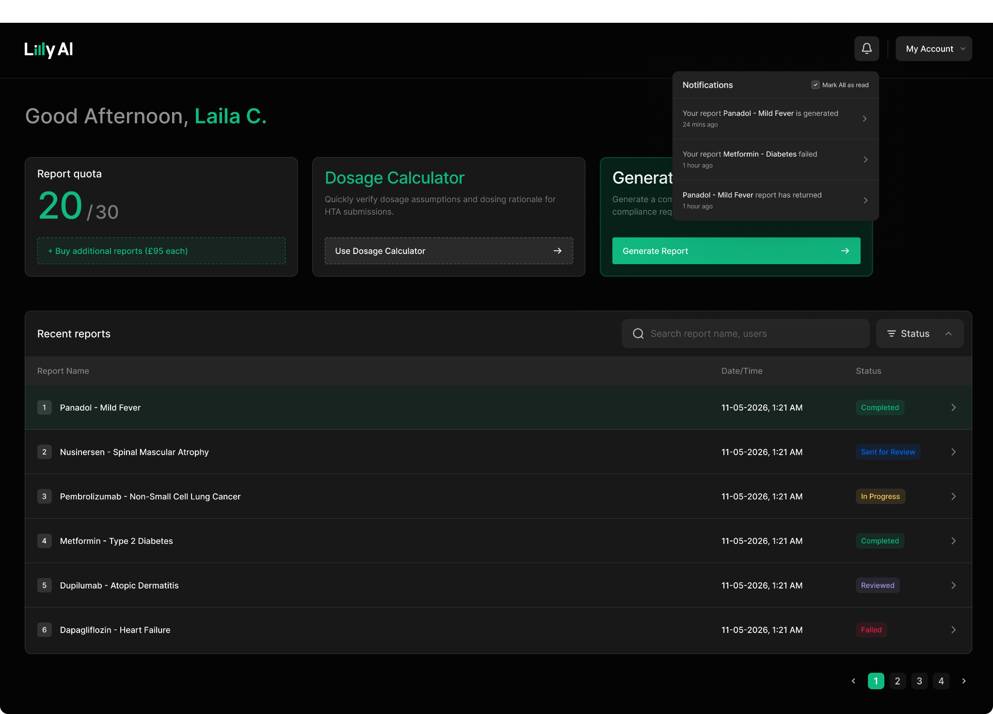 LillyAI product screenshot 2