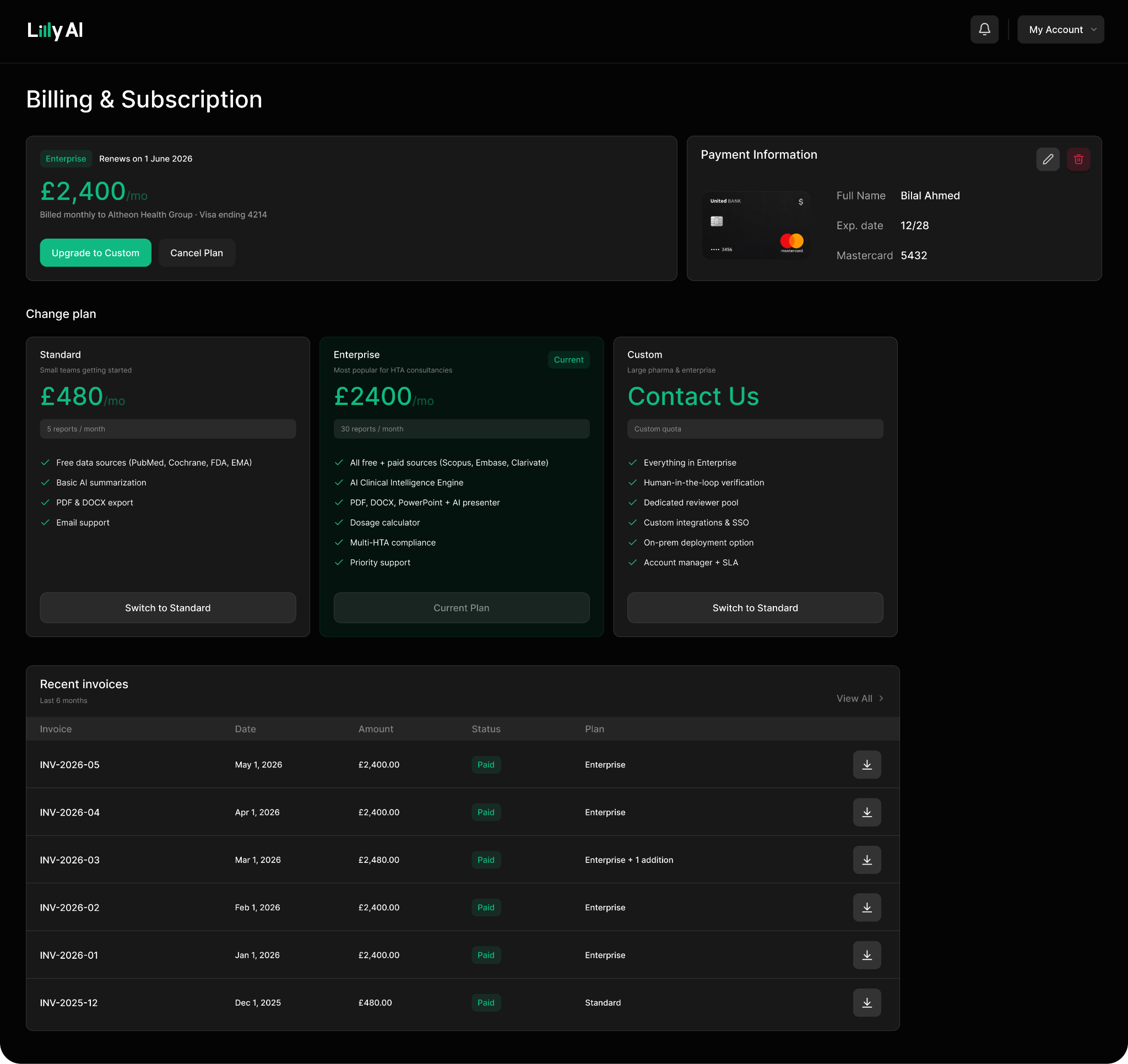 LillyAI product screenshot 7