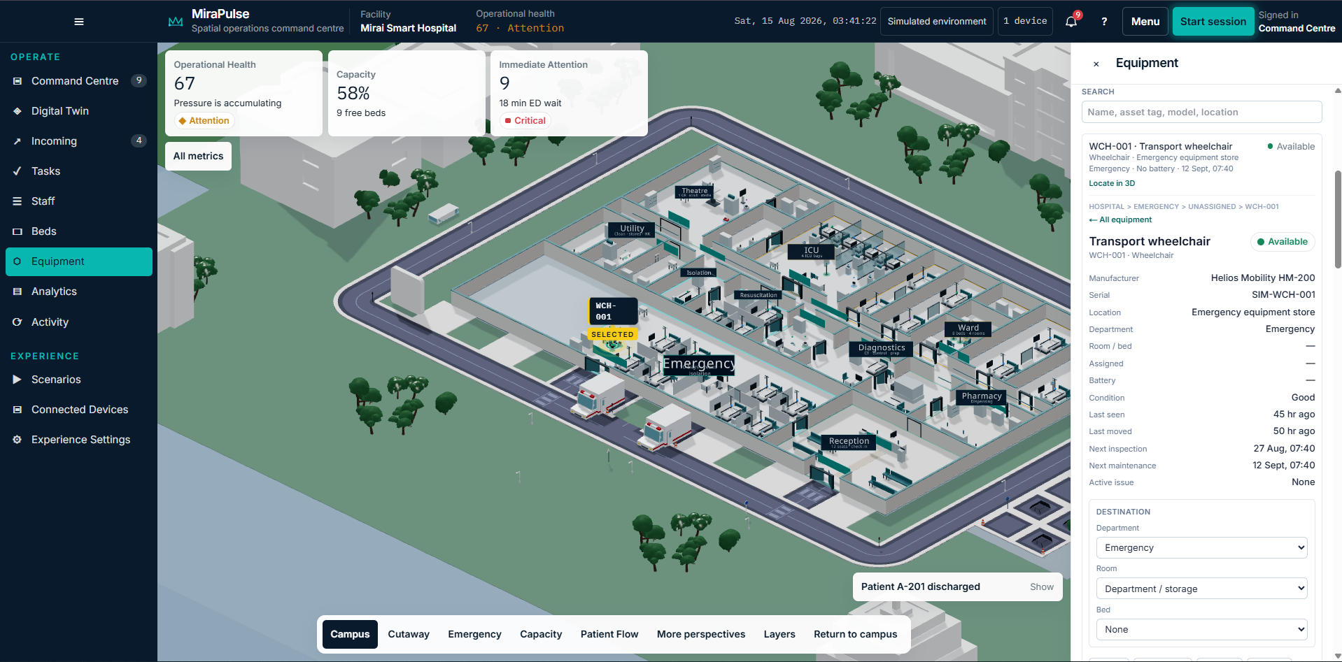 Equipment tracking