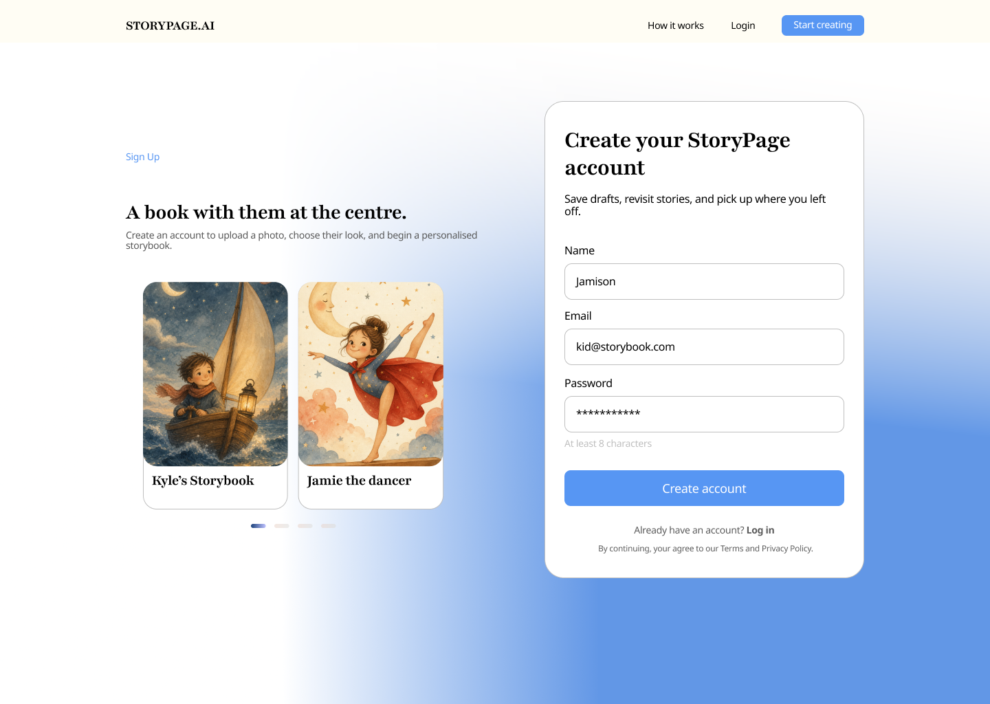 StoryPage.ai product screenshot 4