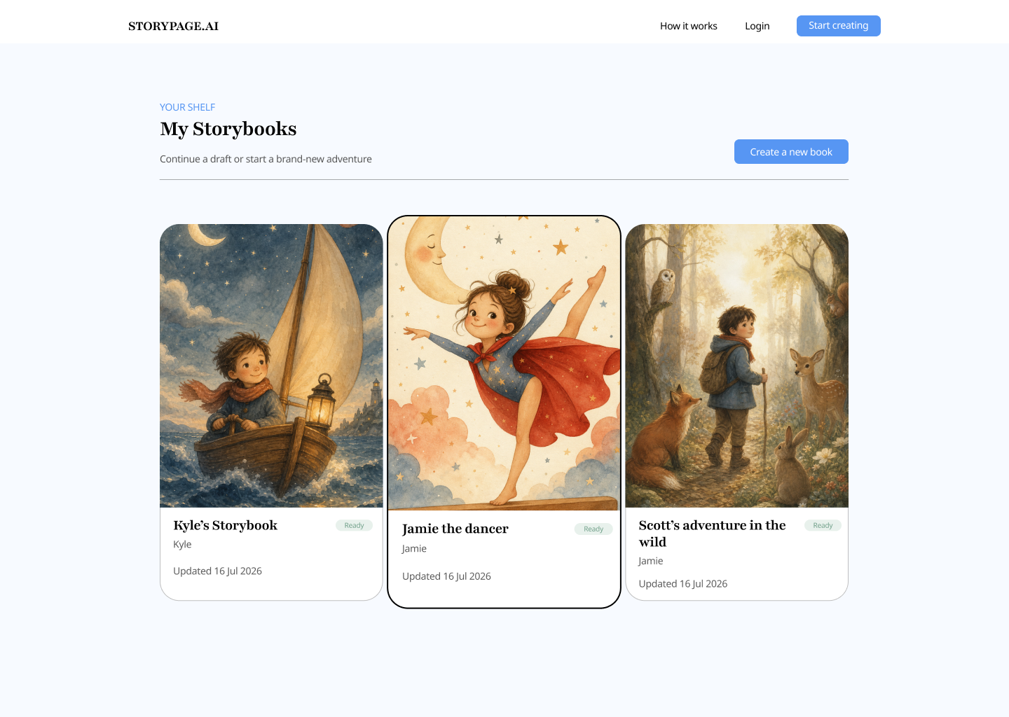StoryPage.ai product screenshot 5